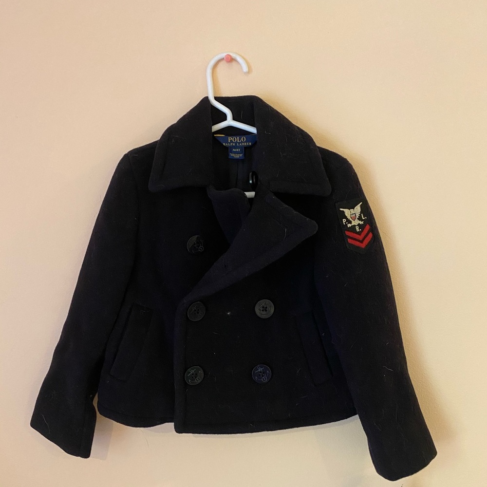 NWT kids Polo pea coat